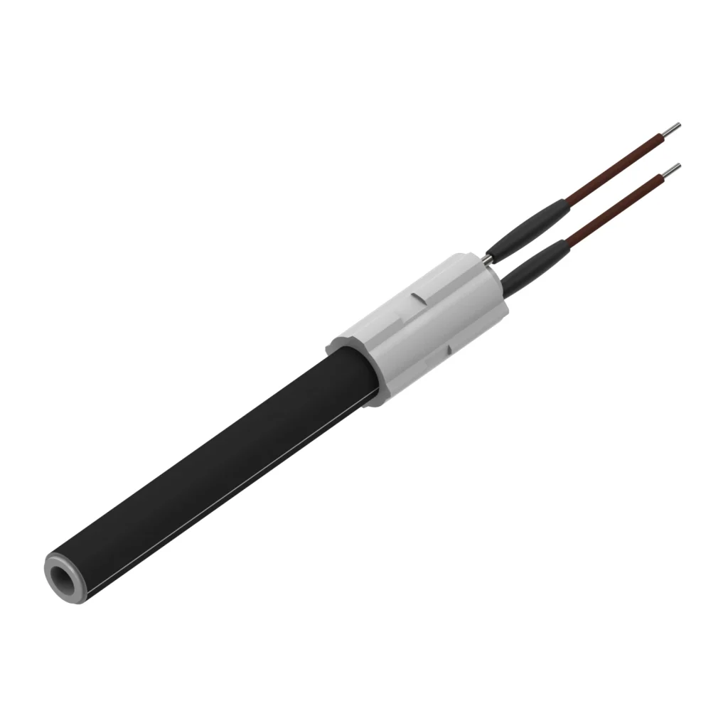 Rezistență aprindere ceramică 300 W, 112 mm, cu flanșă — vedere de ansamblu